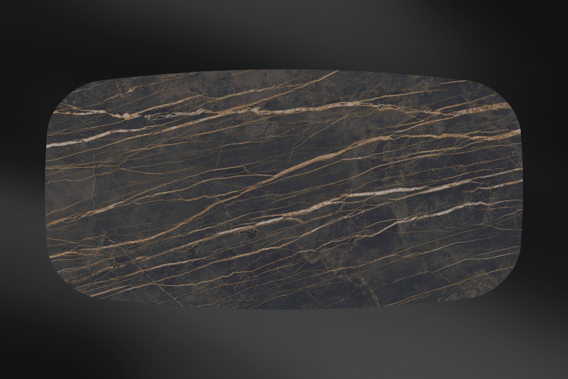 Blat do stołu: Noir Desire mat 260 x 100 cm / Beczka
