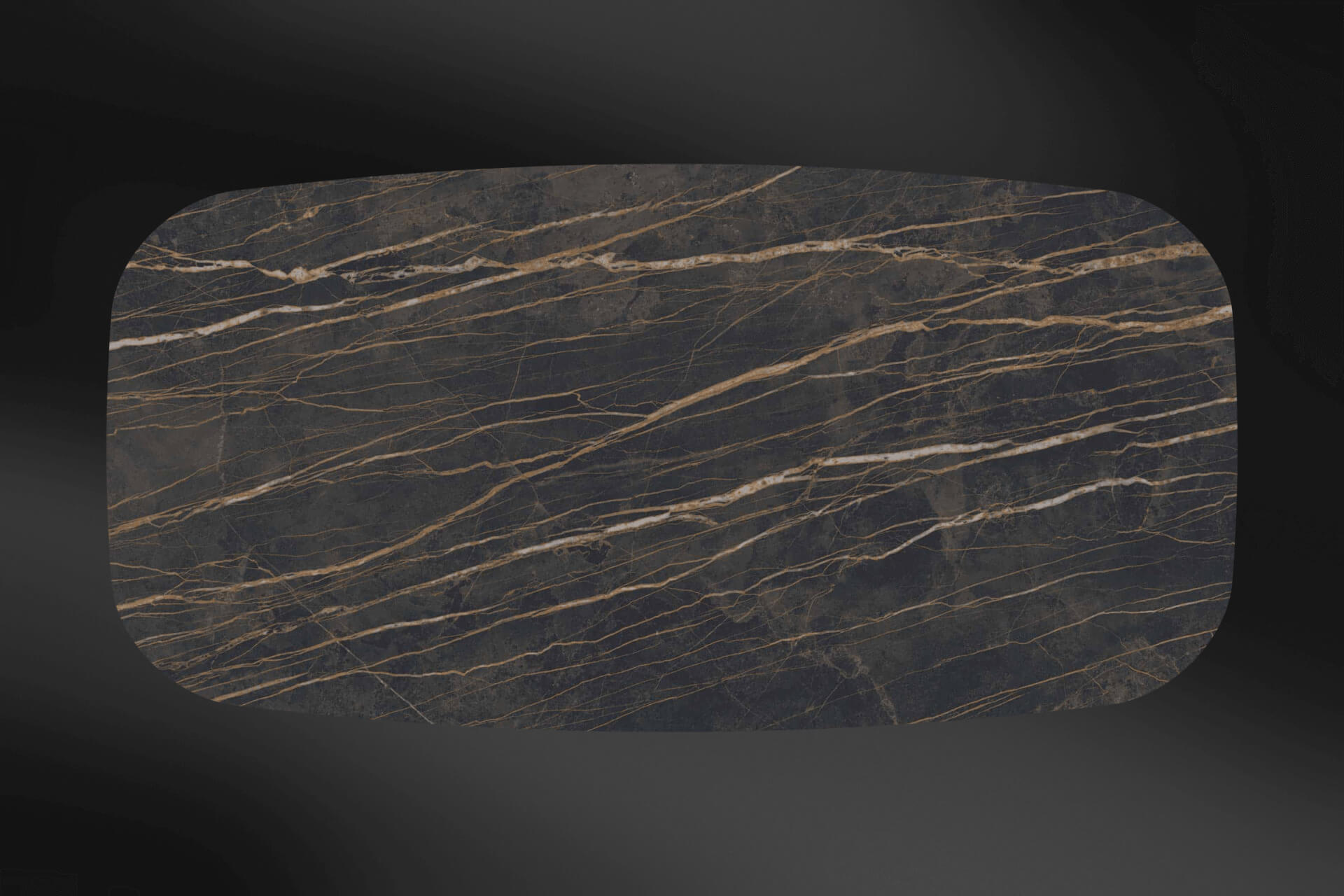 Blat do stołu: Noir Desire Mat 300 x 110 cm / Beczka