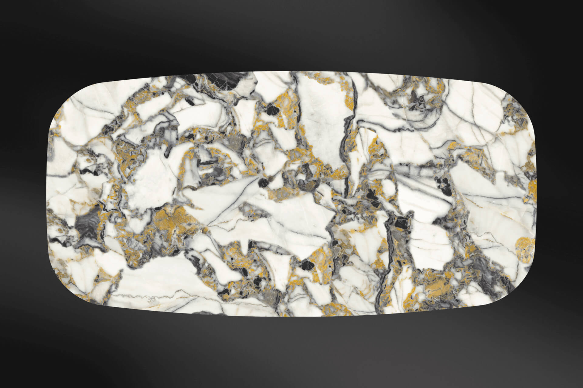 Blat do stołu: Gold Beauty Poler 300 x 110 cm / Beczka