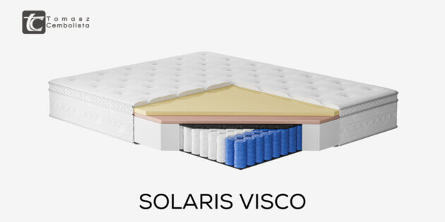 Materac SenActive &ndash; SOLARIS VISCO, pianka termoelastyczna