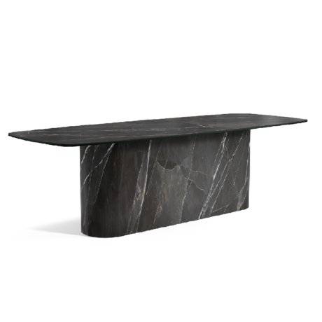 nowoczesny st&oacute;ł marmurowy ciemny design premium