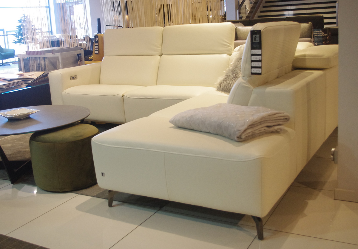 Narożnik Bellagio z relaxem el. 281/237 cm