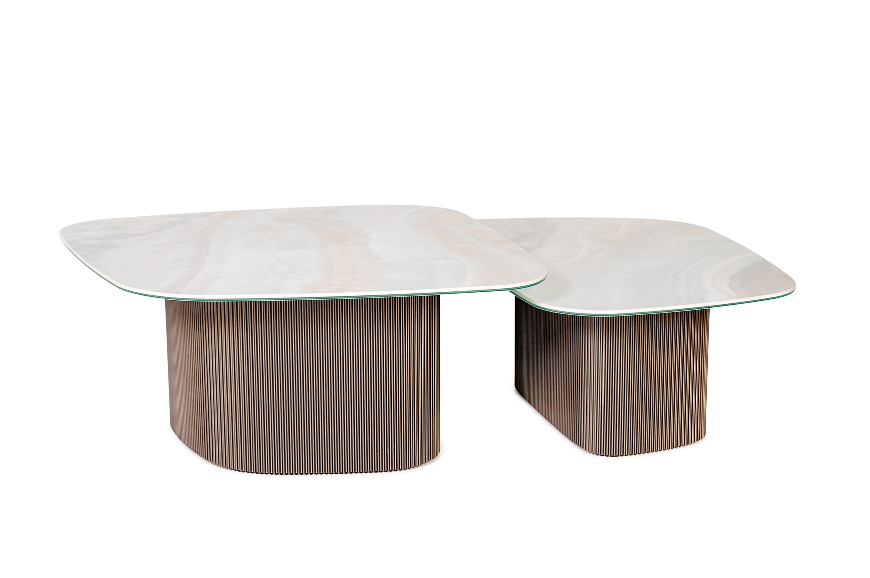 Zestaw ław B40 i B41 &ndash; elegancja spieku Onice Grigio Poler