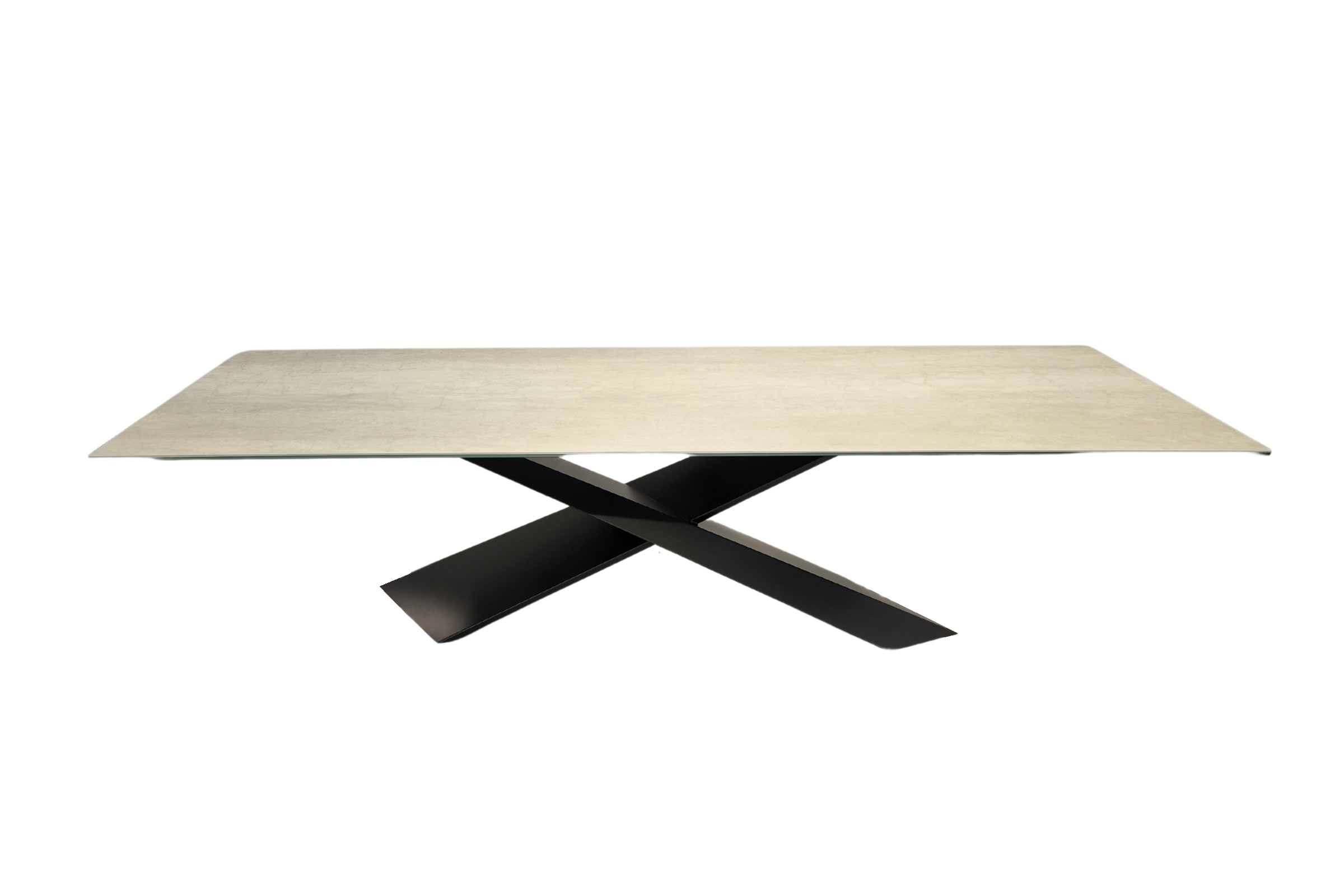 St&oacute;ł A25 &ndash; 300 x 110 cm Prostokąt R3 | Laminam Pietra di Savoia Perla