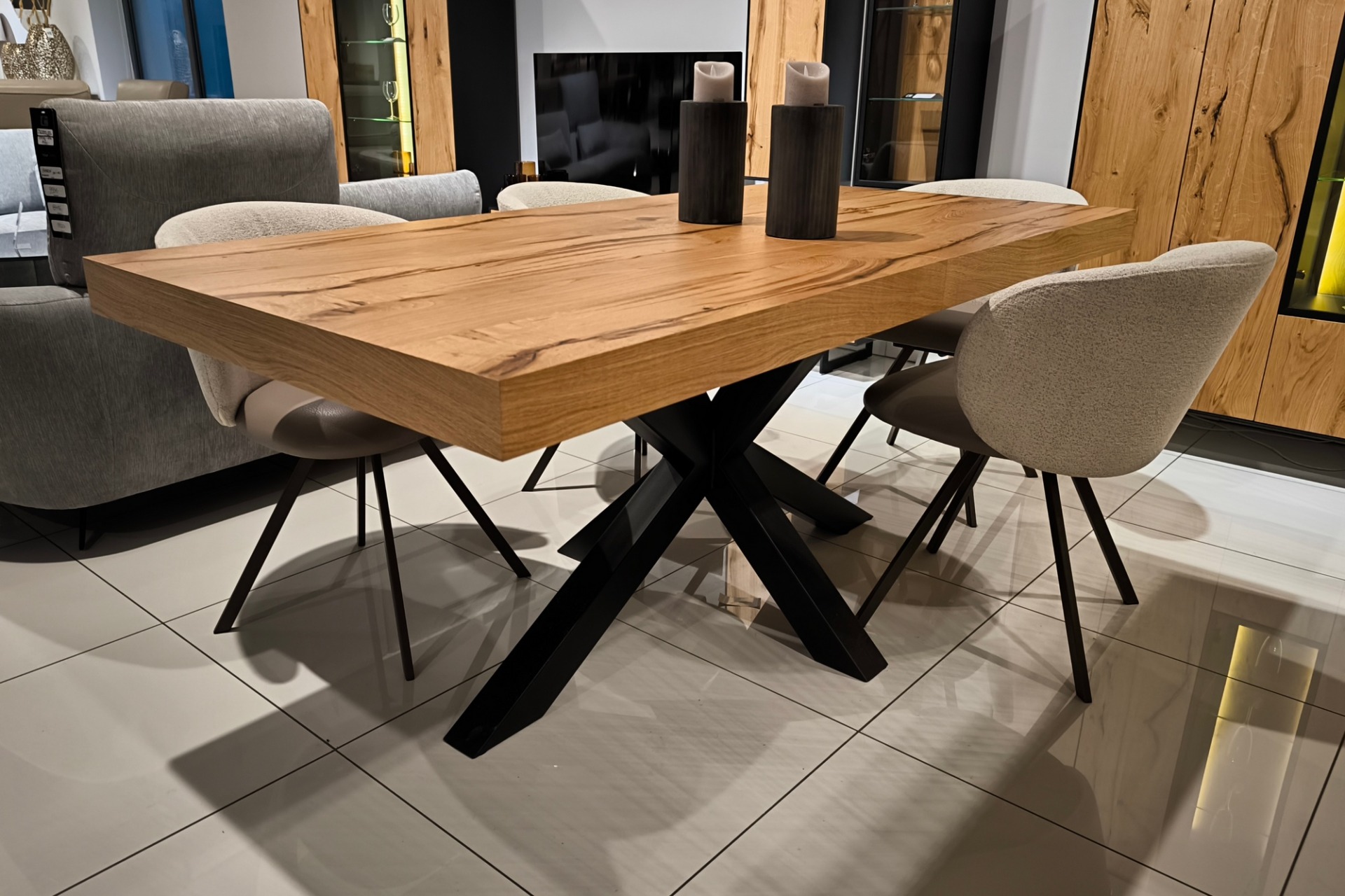 ST&Oacute;Ł A16 180/90 + 2 x 40 cm DĄB BELKOWY 4.740 zł